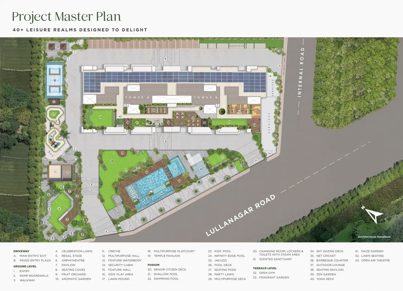 Nyati Elenor master plan with 40+ leisure realms